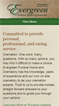 Mobile Screenshot of evergreenfuneralhome.com